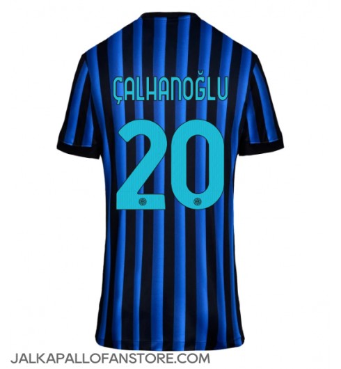 Inter Milan Hakan Calhanoglu #20 Kotipaita Naisten 2025-26 Lyhythihainen Inter Milan Hakan Calhanoglu #20 Kotipaita Naisten 2025-26 Lyhythihainen
